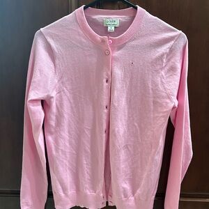 JCrew Pink Cardigan Sweater